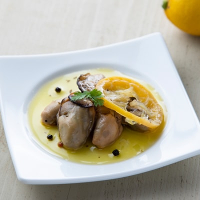 広島安芸津産　牡蠣オリーブオイル漬け　2種セット(OL-2)