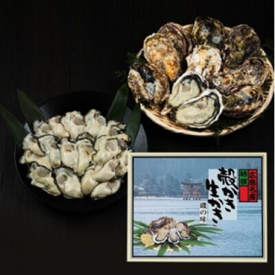 広島安芸津産　生牡蠣むき身1.0kg .殻付き牡蠣15個セット【配送時期:2025年1月以降】