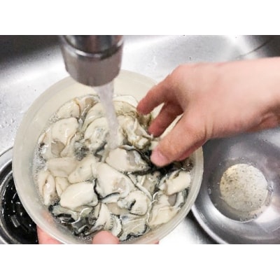 広島安芸津産　生牡蠣むき身1.0kg .殻付き牡蠣15個セット【配送時期:2025年1月以降】