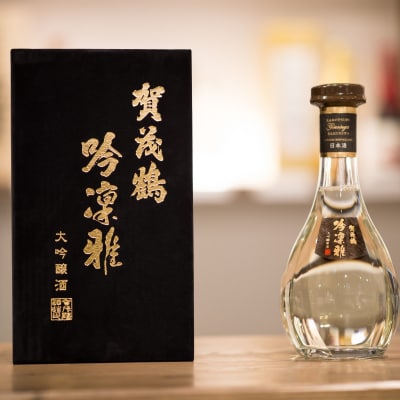 大吟醸 賀茂鶴 吟凛雅　クリスタル硝子瓶入