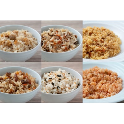 非常食　長期保存可能なストックライスギフトセット200g×6種類(各2個)