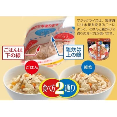 5年保存　簡単　サタケの非常用保存食5日分セット