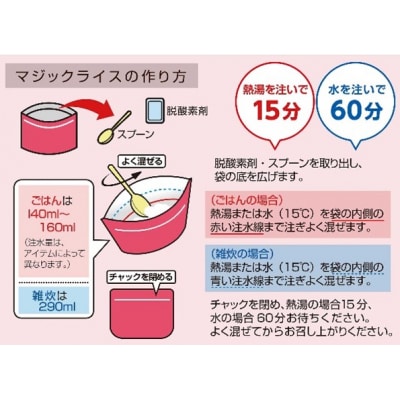 5年保存　簡単　サタケの非常用保存食5日分セット
