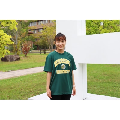 HU(広島大学)オリジナルグッズ　ドライTシャツ　(L)