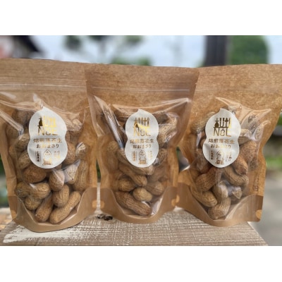 アグリ・アライアンス　焙煎落花生　おおまさり　100g×3個 　TUTITONE 　大粒