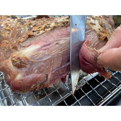 栄肉　スペシャルBBQ骨付き鹿肉