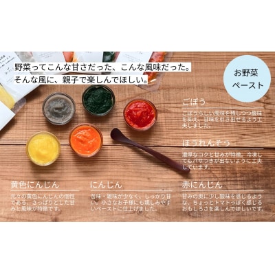 離乳食にもおすすめ　朝のひとくちめ 親子でたのしむセット(お野菜ペースト5袋&ポタージュ6袋)