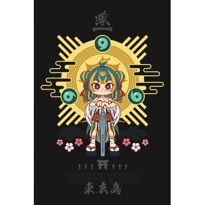「広島 TEAM iXA」の三種の神器コラボTシャツ feat.白鳥神社(S) 