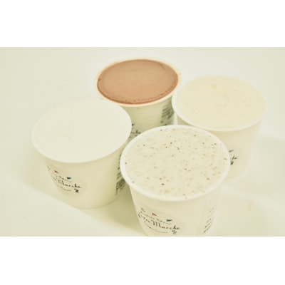 道の駅湖畔の里福富　オリジナルジェラート詰め合わせセット　4種×2個入