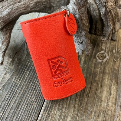 【広島ドラゴンフライズ×ベルズスクエア】コラボ　東広島産鹿革使用　5連キーケース