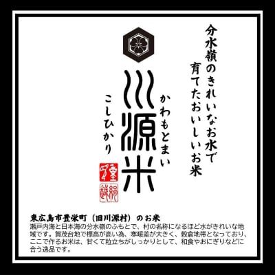 川源米　令和7年産こしひかり　出荷直前精米　5kg