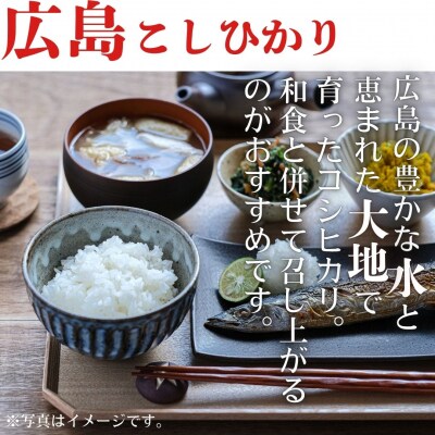 令和7年産　広島県産米　コシヒカリ　無洗米　10kg