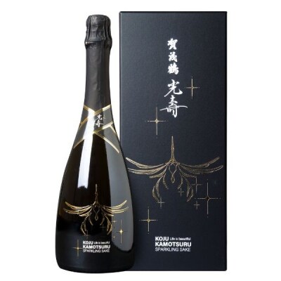 スパークリング日本酒 賀茂鶴光壽 750ml 化粧箱入