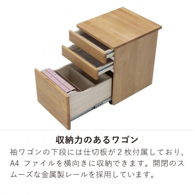 学習デスク(ネージュ2 ワゴン)