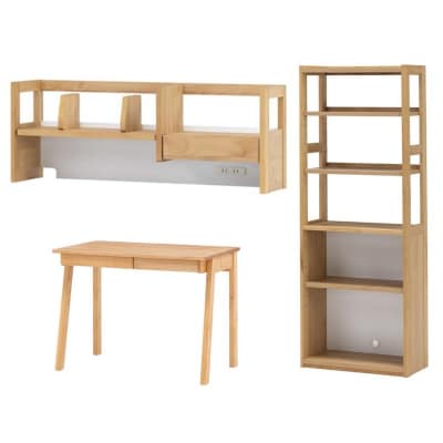 学習デスク3点セット(フィーロ 本体・上棚・ラック)