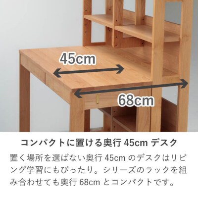 学習デスク2点セット(カルロ 90本体・90ラック)