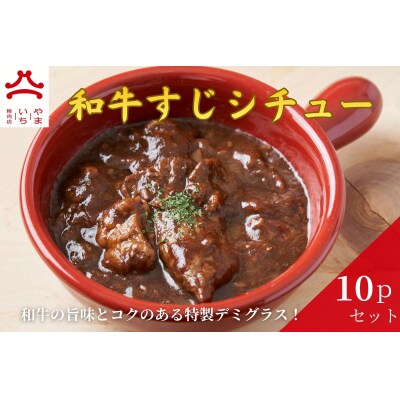 やまいち特製 特選和牛すじシチュー 220g×10袋