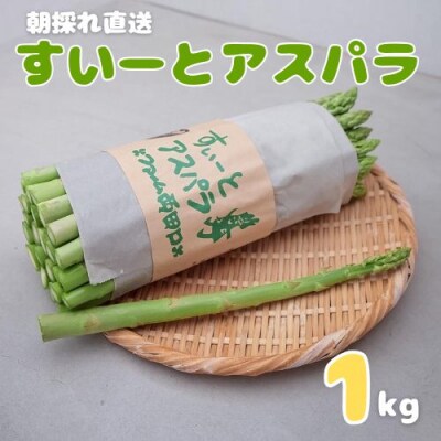 朝採れ直送 すいーとアスパラ 1kg