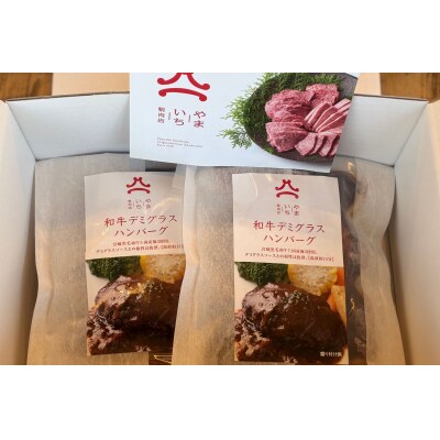 やまいち特製 和牛デミグラスハンバーグ 1個×5袋