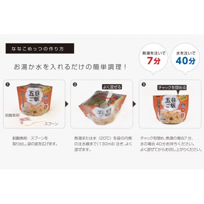 サタケの非常食 7年保存ご飯7日分セット