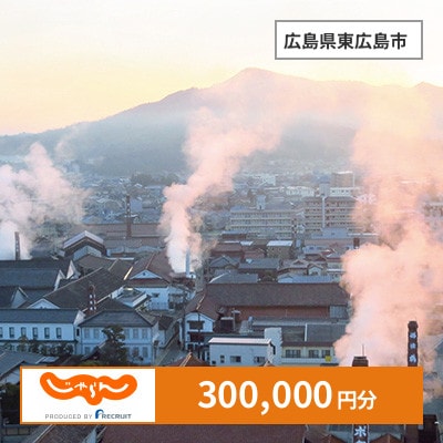 【じゃらんふるさと納税クーポン】 広島県東広島市でつかえる300,000円 クーポン