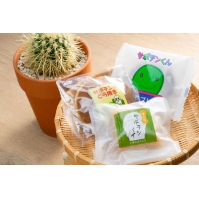 珍しくてかわいい!サボテントリオ(サボテンを使った焼き菓子詰合せ)