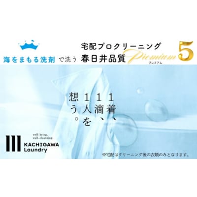 宅配クリーニング　春日井品質プレミアム(5点コース)