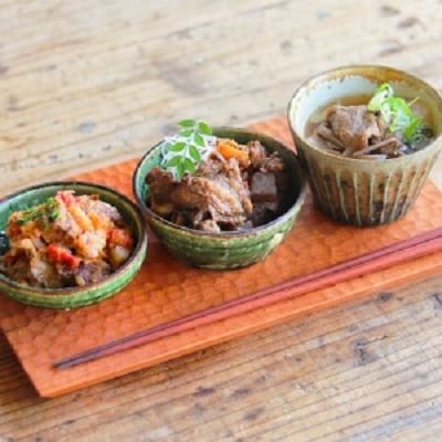 牛すじ食べ比べセット3種類と鶏めしの素/各2個合計8個のセット　一人暮らし 冷凍 レトルト