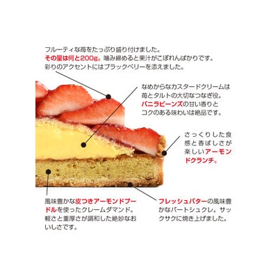山盛りイチゴタルト