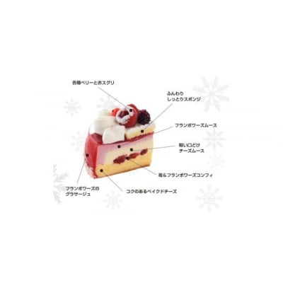 ★クリスマスケーキ★ ノエル・ド・フロマージュ ※北海道・沖縄・離島への配送不可