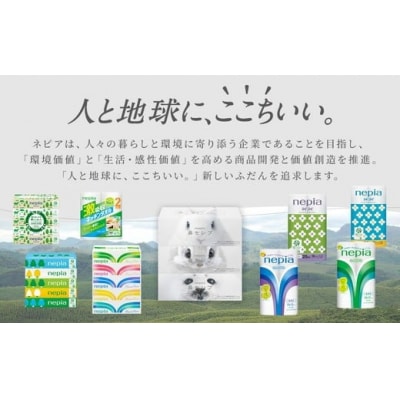 ネピアティシュ5箱×12パック　ネピア プレミアム ティッシュ 日用品　防災　備蓄　やわらかい