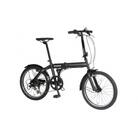 BAGGIO　防災対応20型6スピードノンパンク折りたたみ自転車　色:ブラック　自転車 サイクリング
