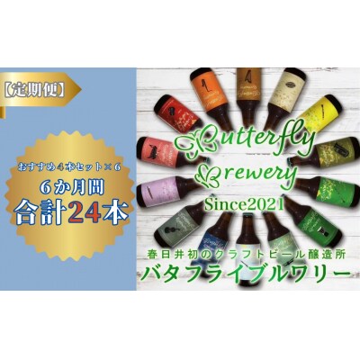【定期便】楽器シリーズのクラフトビールが毎月1回4本半年間届きます。(計6回)