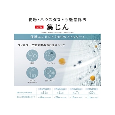 次亜塩素酸 空間除菌脱臭機 「ジアイーノ」F-MV4300-SZ(ステンレスシルバー)【～18畳】　