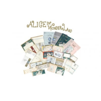 めくるめく不思議な世界へ…Shinzi Katohの不思議なアリスステーショナリーコンプリートセット