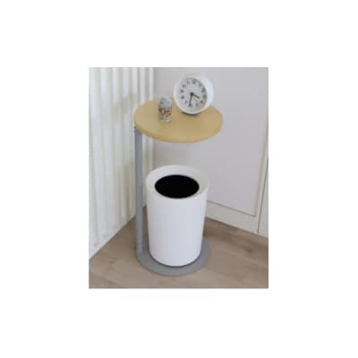 アイアンラウンドサイドテーブル　IRST-GY