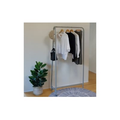 アイアンハンガーラック ワイド　IHR-W-GY