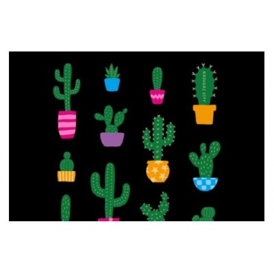 「観賞用サボテン」デザインのトートバッグ