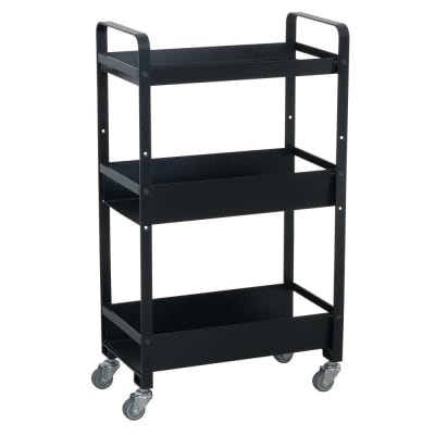 ストレージワゴン　色:ブラック(BK)　SW-BK