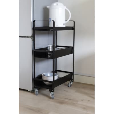 ストレージワゴン　色:ブラック(BK)　SW-BK