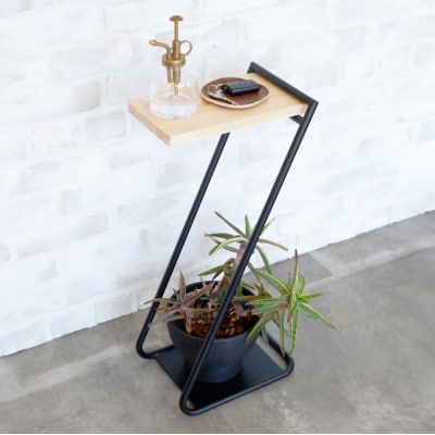 アイアンレッグサイドテーブルHigh　色:ナチュラル(NA)　ILST-H-NA