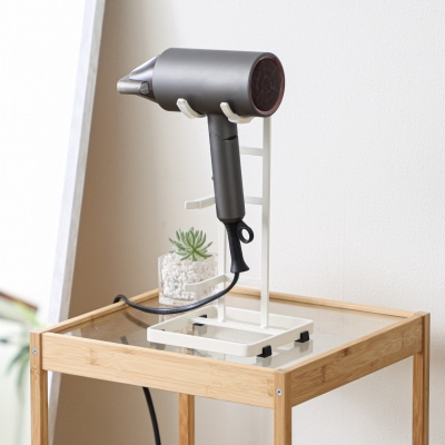 マルチドライヤースタンド　色:ホワイト(WH)　MDS-WH