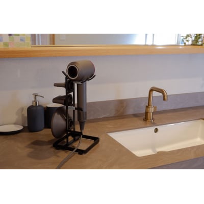 マルチドライヤースタンド　色:ブラック(BK)　MDS-BK