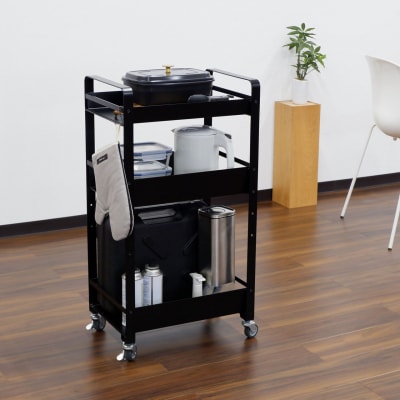 ストレージワゴンLarge　色:ブラック(BK)　SWL-BK