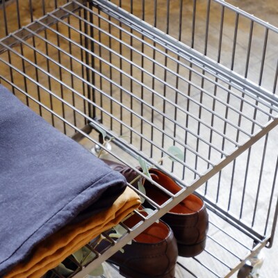 ワイヤーワゴン(ワイド・シングル)WW-WW-WS