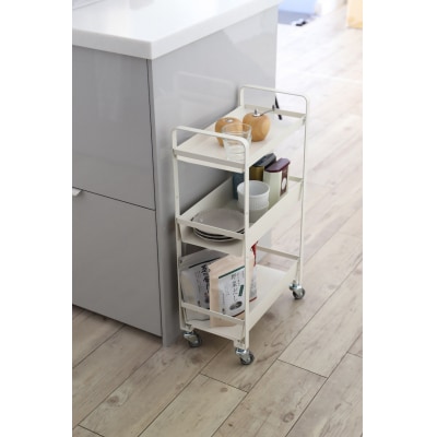 ストレージワゴン　色:ホワイト(WH)　SW-WH