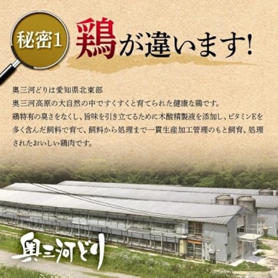 【調理済】奥三河どりの串焼き 砂肝 20本　味付:タレ