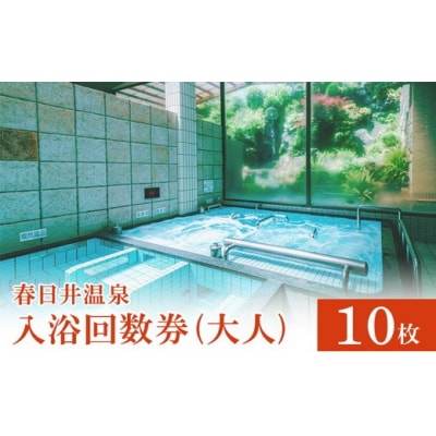 春日井温泉 入浴回数券(大人)10枚