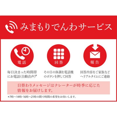 神埼市内みまもりでんわサービス(携帯電話・6ヶ月) (H068108)