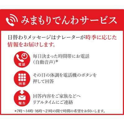 神埼市内みまもりでんわサービス(携帯電話・3ヶ月) (H068107)